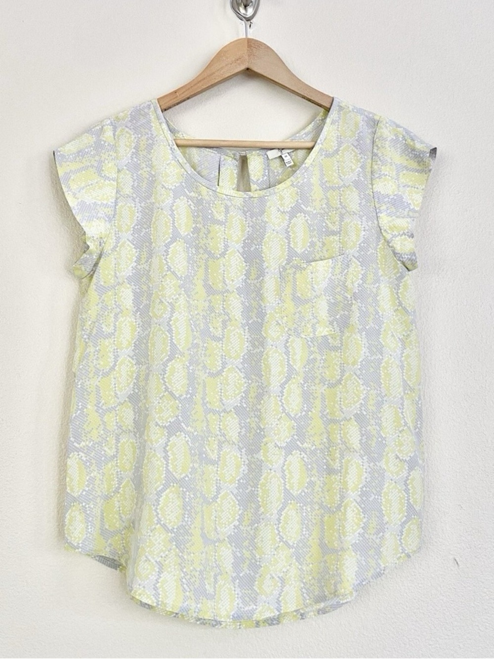 Joie Rancher Silk Top With Cap Sleeve  Size XS